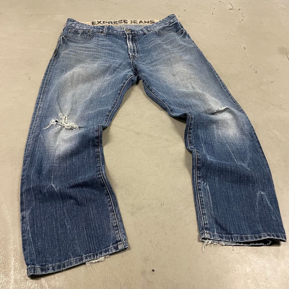 Y2K faded loose express Jeans 36x30